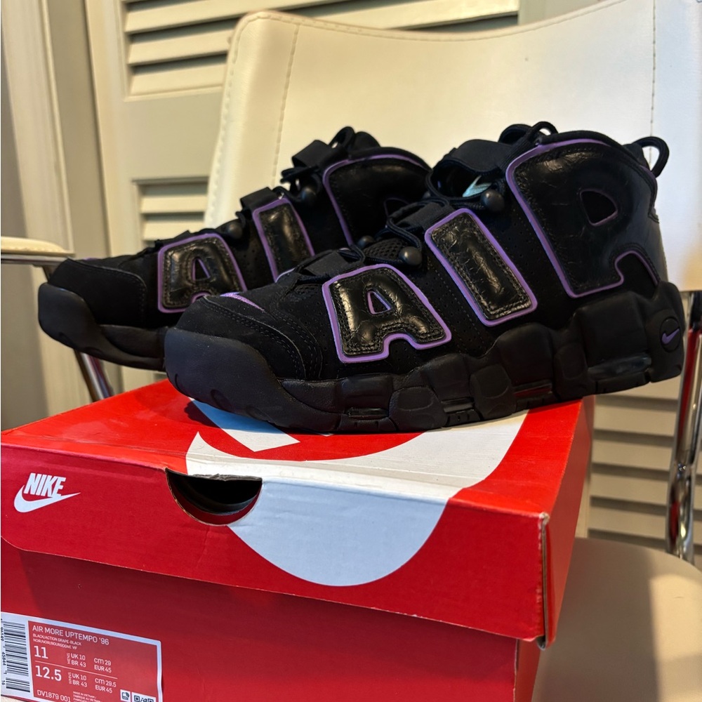 Nike Purple and Black Air UpTempo size 11